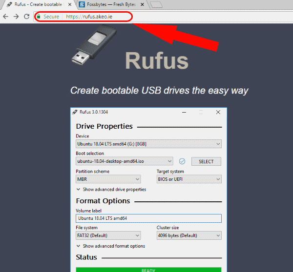 bootable usb ubuntu for windows on mac